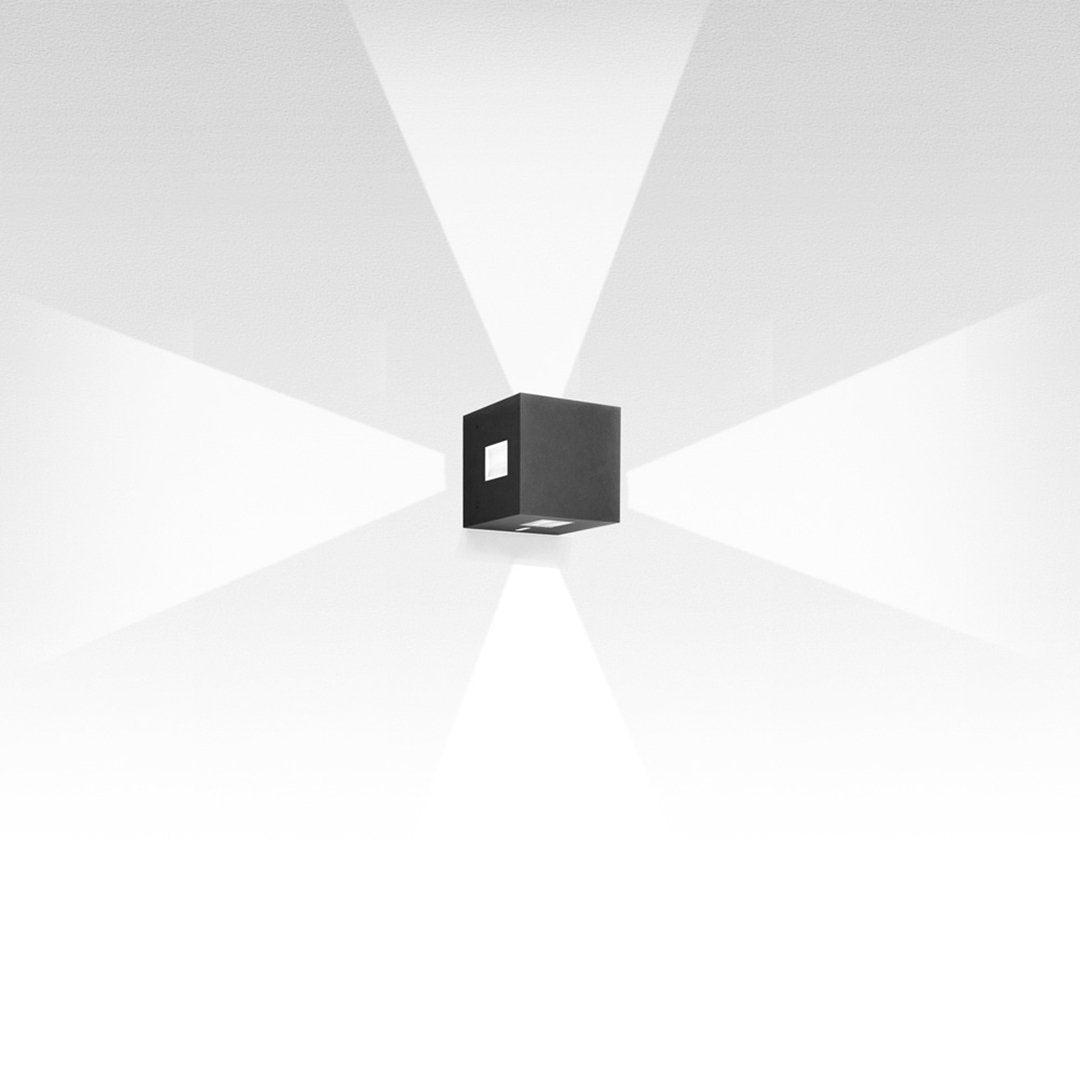 Effetto 4 Beam Square Outdoor Wall Light