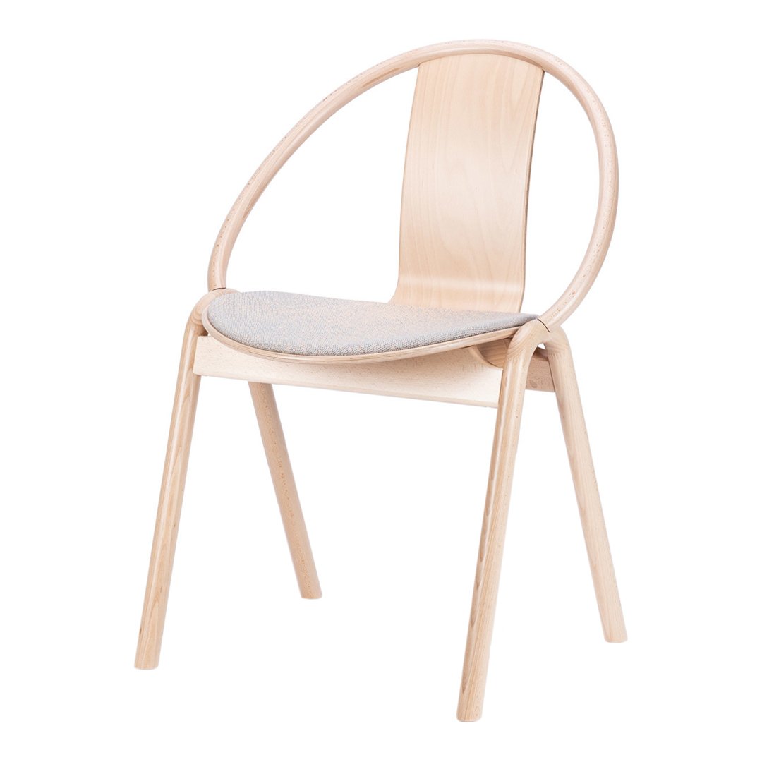 Again Chair - Seat Upholstered - Beech Frame