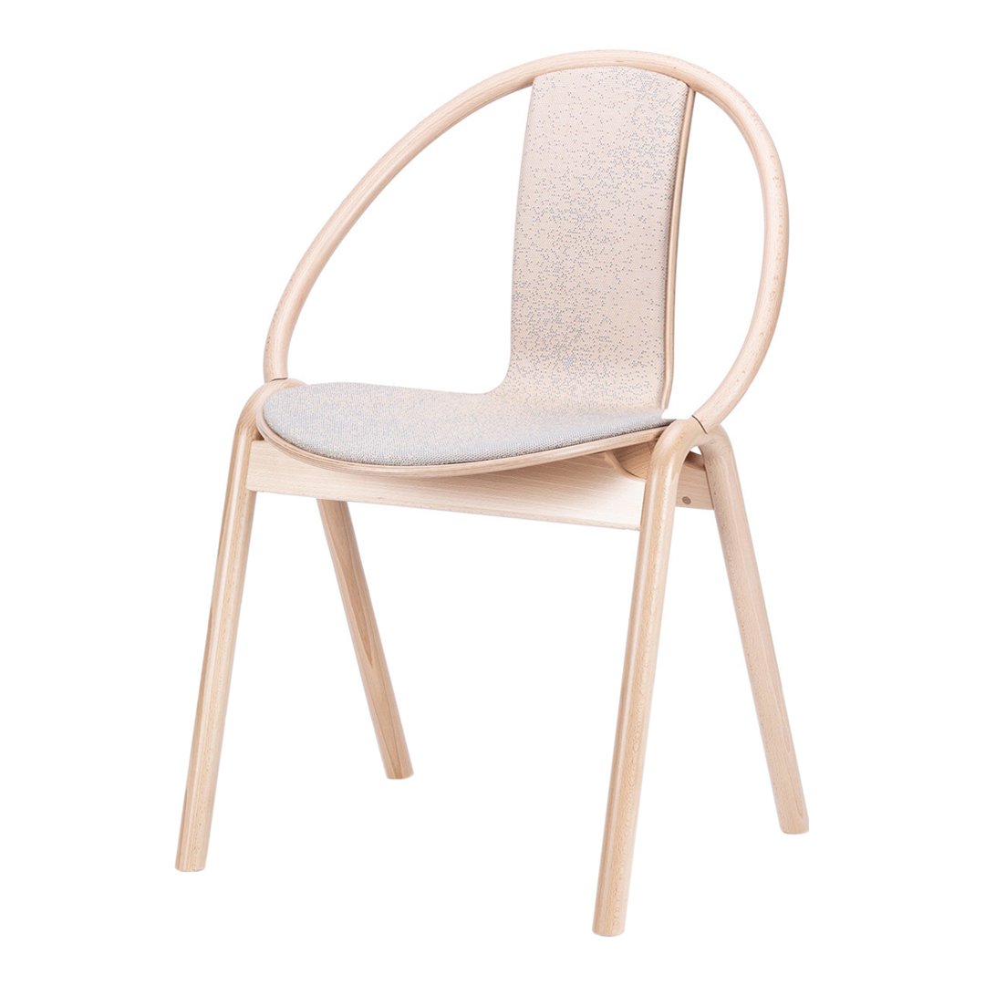 Again Chair - Upholstered - Beech Frame