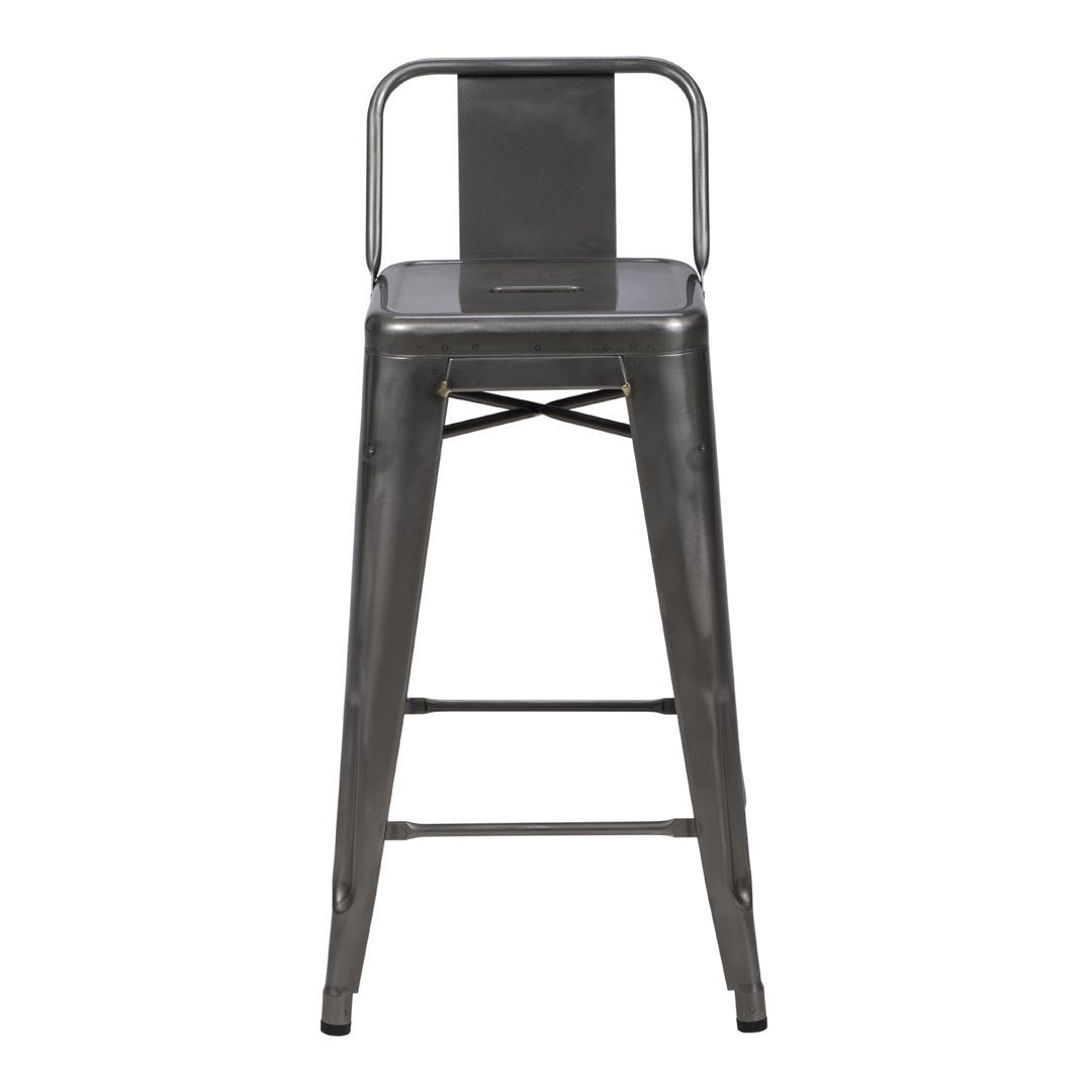 Small Backrest Stool - Outdoor