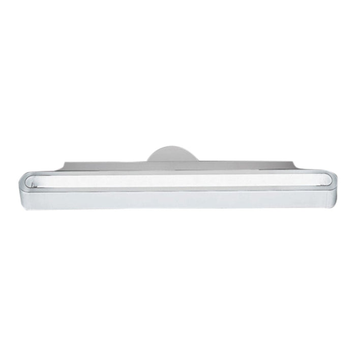 Sleek silver and clear LED light bar with a modern design, ideal for stylish lighting solutions.