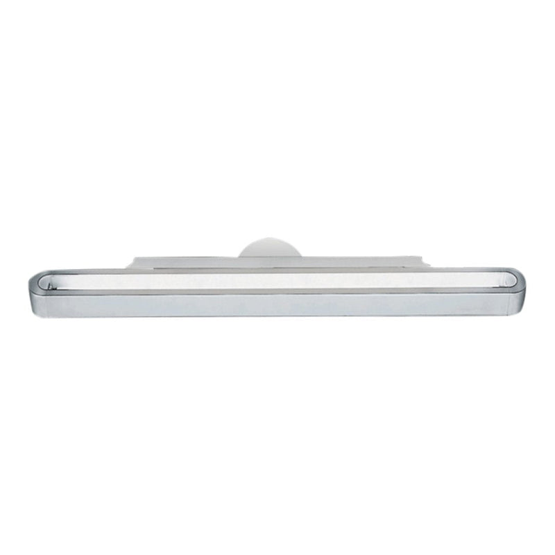 Sleek chrome finish with a smooth, reflective surface; modern minimalist design for any space.