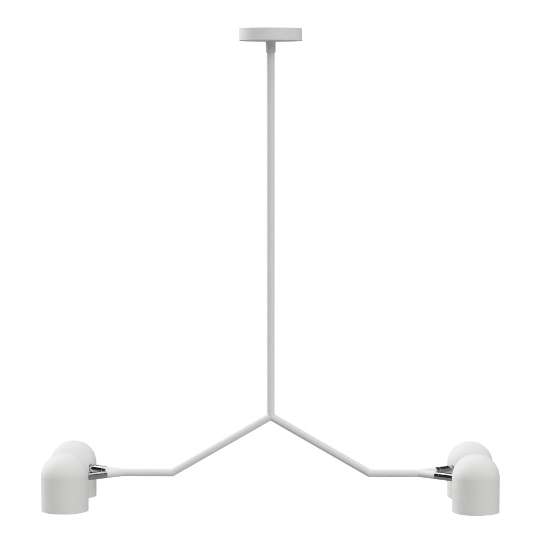 Tandem 4-Head Pendant Lamp