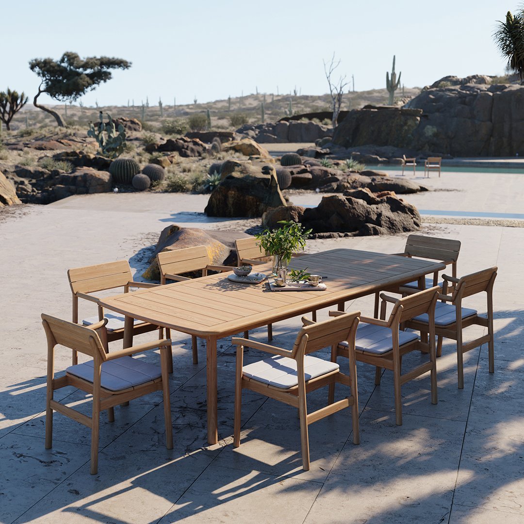 Tanso Outdoor Dining Table - Rectangular