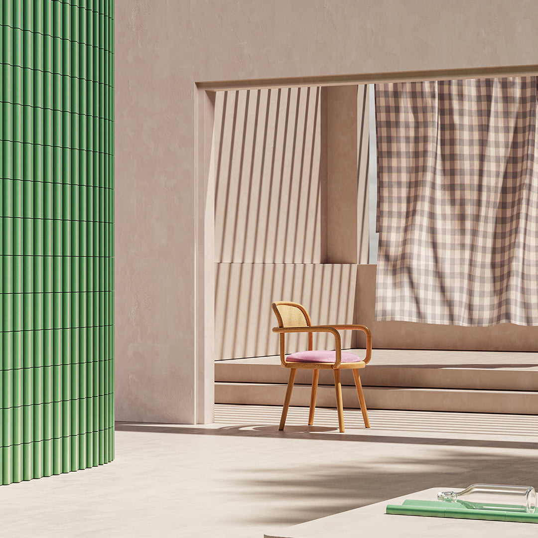 Luc Armchair - Upholstered Seat