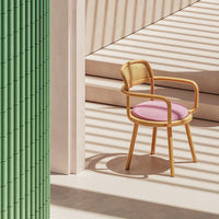 Luc Armchair - Upholstered Seat