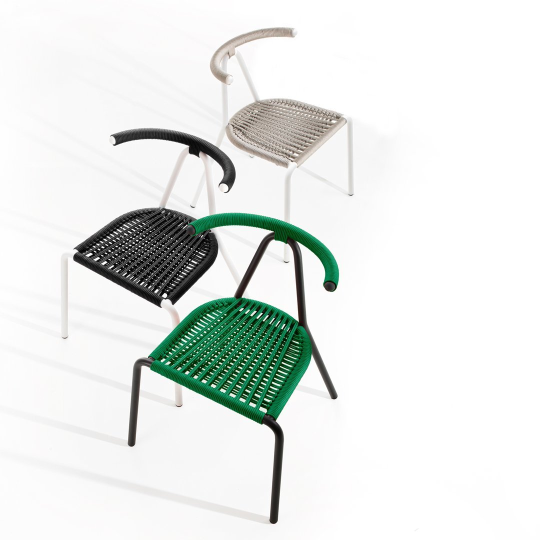 Toro Outdoor Chair - Cord Seat - Stackable