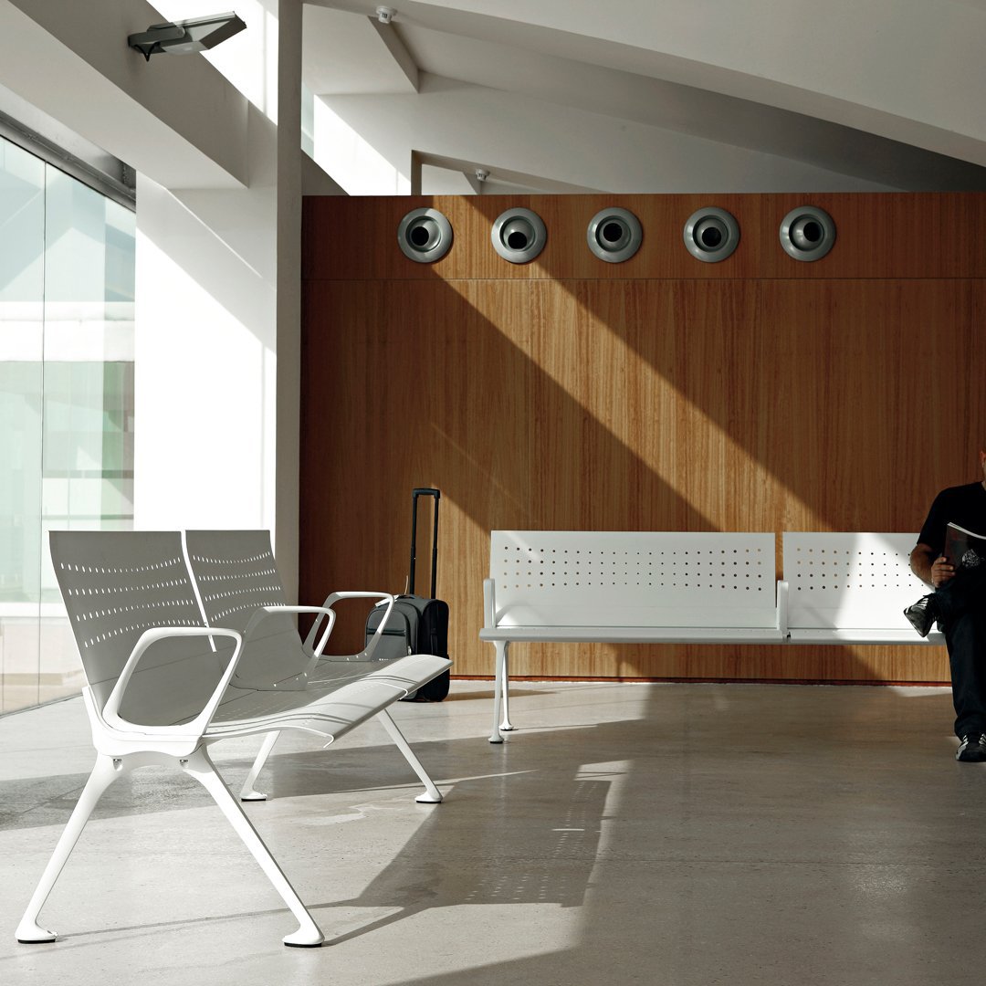 Transit Beam Bench - Steel - Large Seats