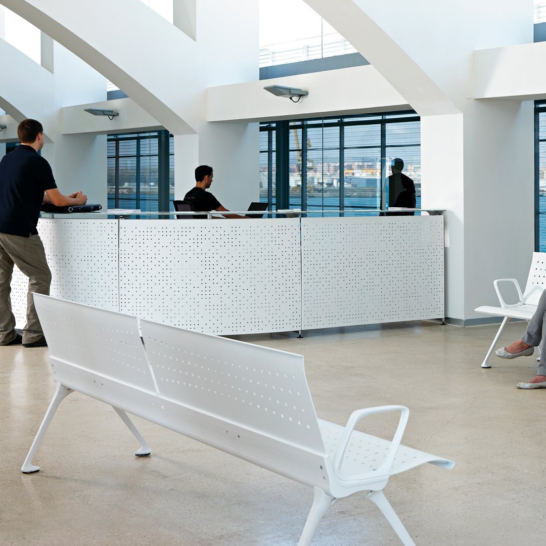 Transit Beam Bench - Steel - Large Seats