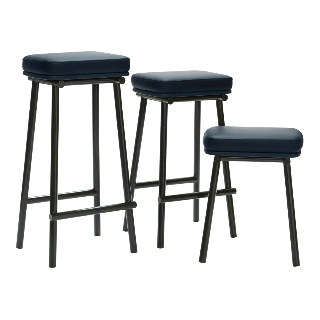Tubby Tube Bar/Counter Stool - Upholstered