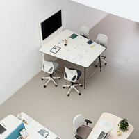 Twist Video Conference Desk + Screen - Without Power Frame