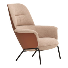 Ulis 2151 Lounge Chair w/ High Frame - Metal Base
