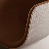 Monolit Dining Chair w/ Leather Piping