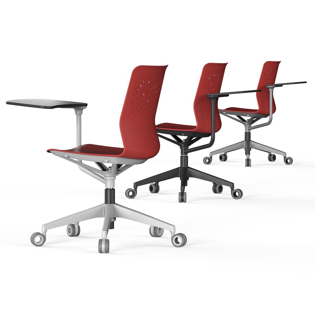 Urban Monoblock 10 Task Chair w/ Gas Lift - 360 Writing Table