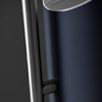 Sleek navy blue finish with a smooth metallic accent, showcasing modern design and elegant patterns.