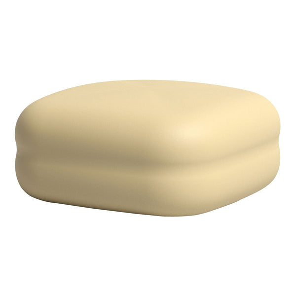 Smooth, rounded soap bar in a soft cream color with a matte finish. Ideal for minimalist aesthetic.