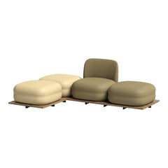 Vistas Wood Modular Sofa