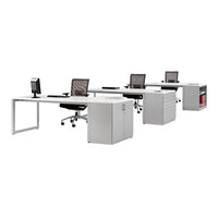 Vital Plus ST Rectangular Desk - Loop Frame - Return Add-On ONLY