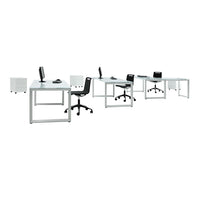 Vital Plus ST Rectangular Desk - Loop Frame - Return Add-On ONLY
