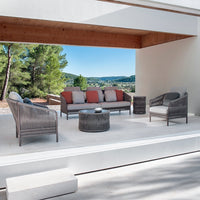 Weave Round Corner Table