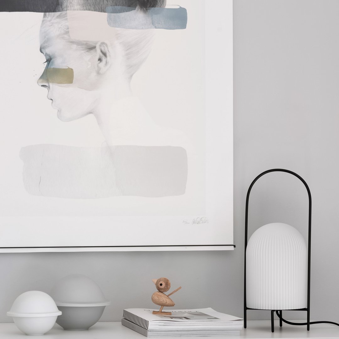 Minimalist wall art featuring soft gray tones and abstract watercolor patterns. Perfect for modern decor.