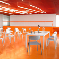 Wing Stackable Chair - Seat Upholstered