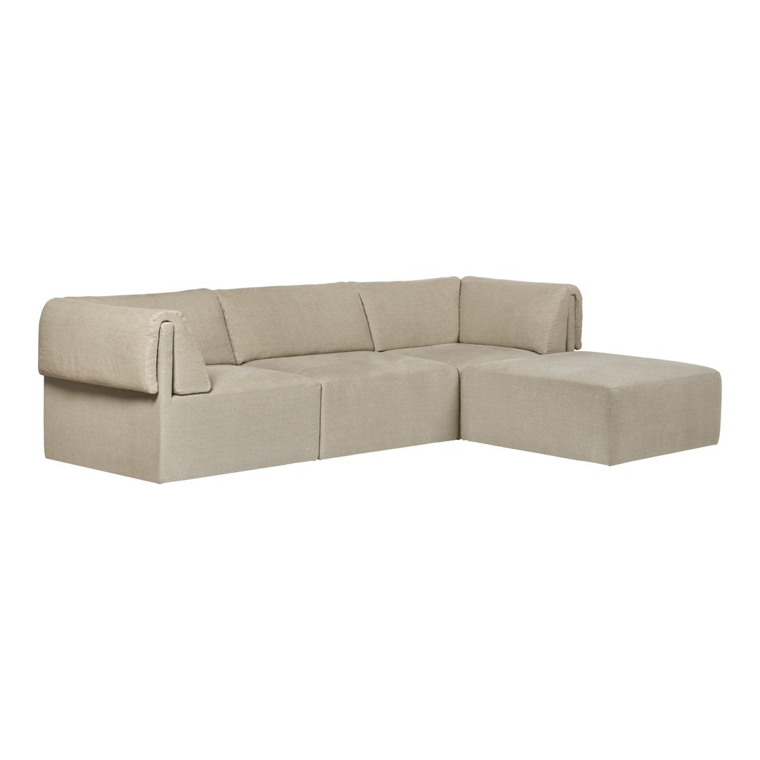 Wonder 3-Seater Sofa w/ Chaise Lounge