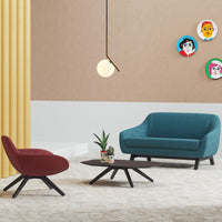 X Big Too 2-Seater Sofa - Wood Base