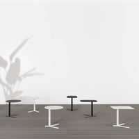 Yo Outdoor Side Table - Rectangle w/ Rounded Edge