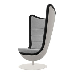 Badminton Lounge Chair - Bicolor - Grey Shell