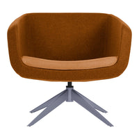 Arca Lounge Armchair - Steel Base