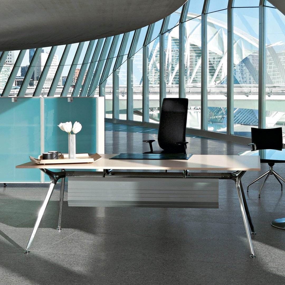 Arkitek Rectangular Desk - Melamine Top