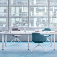 Ultra Conference Chair - 4-Star Aluminum Swivel Base