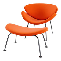 Orange Slice Footstool