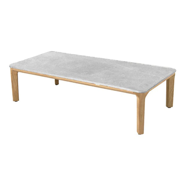 Gray tabletop with a smooth finish and natural wood legs, featuring a minimalist design. Perfect for modern decor.