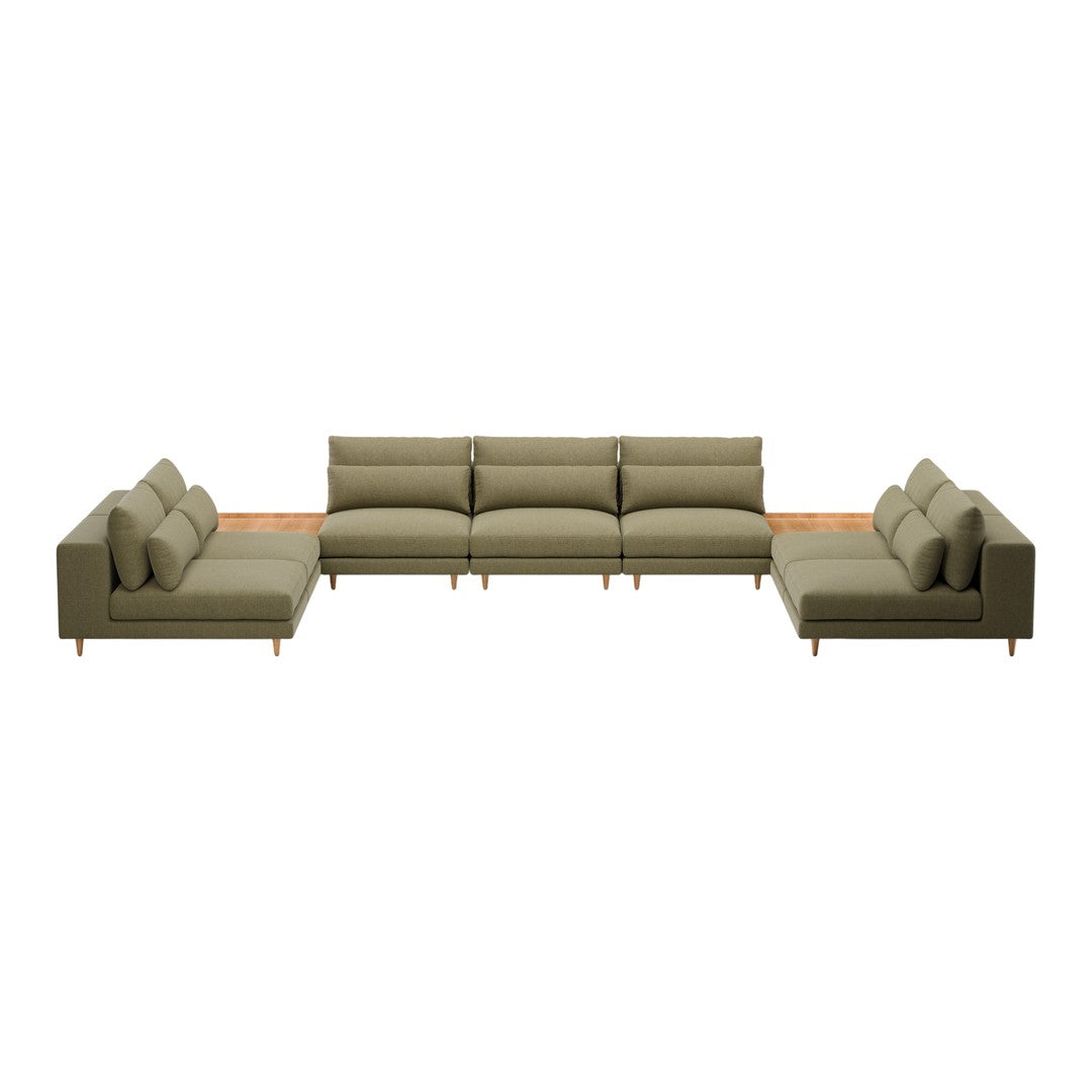 Atelier Pre-configured Sectional Sofa - 4-Leg - Setup 3