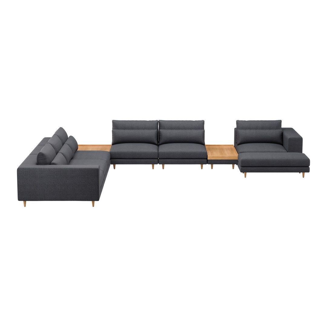 Atelier Pre-configured Sectional Sofa - 4-Leg - Setup 4