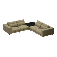 Atelier Pre-configured Sectional Sofa - 4-Leg - Setup 5