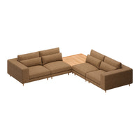 Atelier Pre-configured Sectional Sofa - 4-Leg - Setup 5