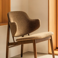 The Penguin Wooden Lounge Chair - Fully Upholstered