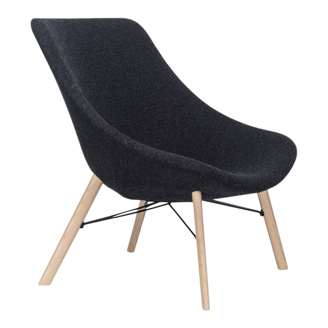 Auki Lounge Chair - Wooden Base