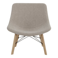 Auki Lounge Chair - Wooden Base
