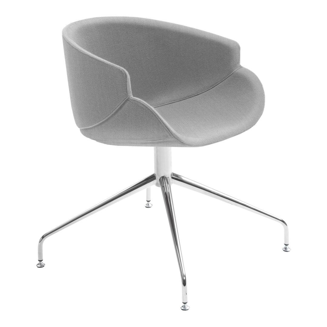 Bix Armchair - 4-Star Swivel Base - Upholstered