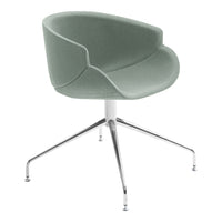Bix Armchair - 4-Star Swivel Base - Upholstered