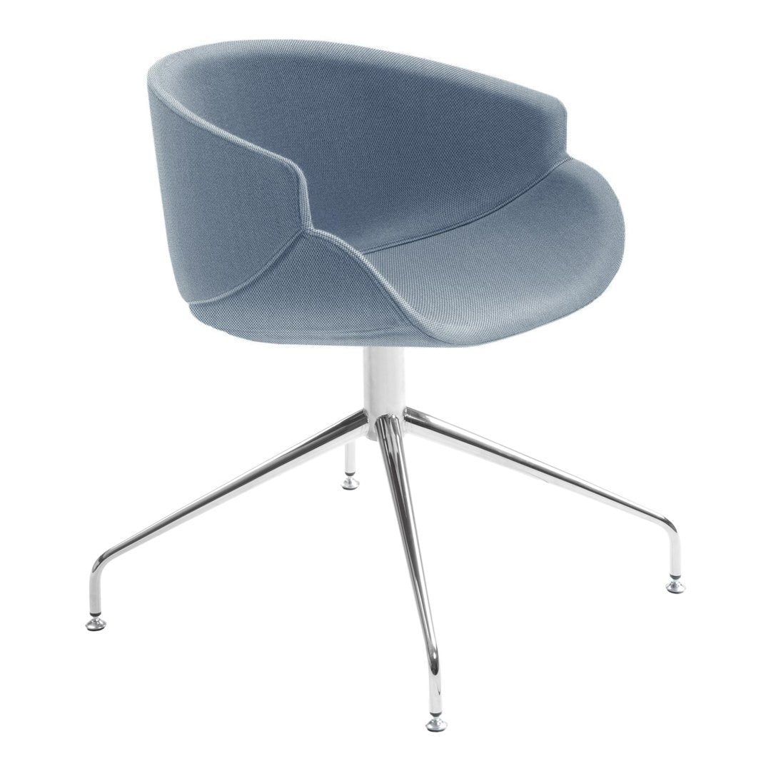 Bix Armchair - 4-Star Swivel Base - Upholstered