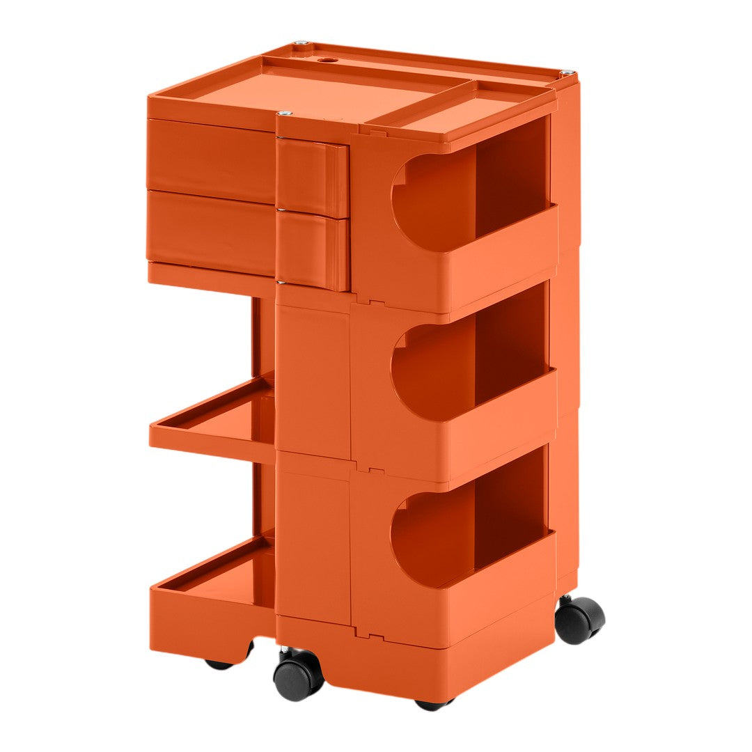 【VINTAGE】B-Line / Boby Wagon Orange Boby Office Trolley - 28.9