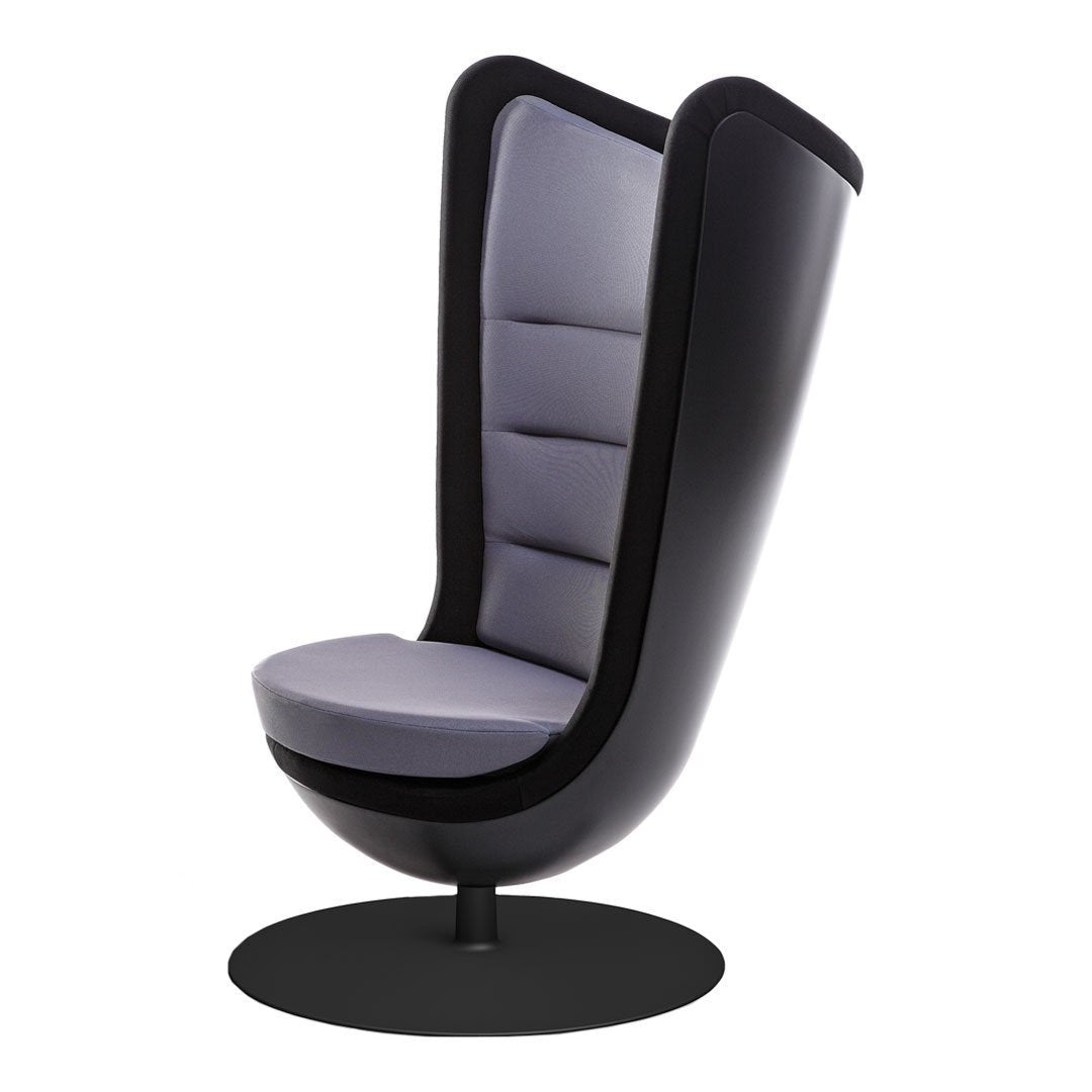 Badminton Lounge Chair - Bicolor - Black Shell