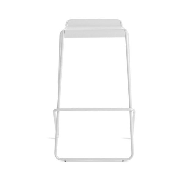 White metal desk organizer with a sleek, minimalist design, featuring clean lines and a modern aesthetic.
