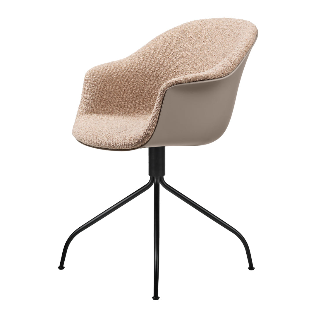 Bat Meeting Chair - Swivel Base - Front Upholstered