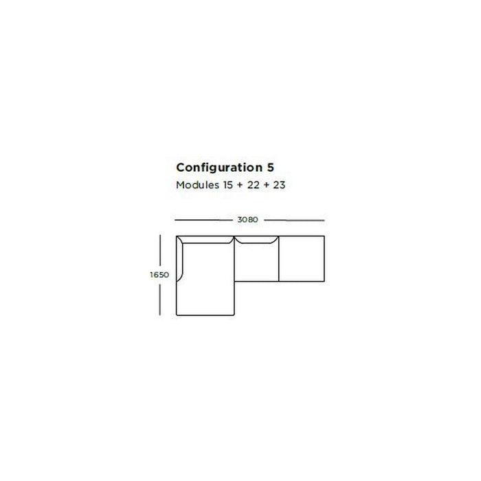 "Minimalist design featuring white modules with sleek lines, perfect for modern decor."